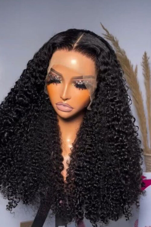 Natural Colour Bouncy Factory Wig with 5×5 Closure – Super Double Drawn