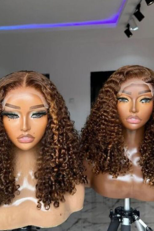 SDD Pixie Curls Full Frontal Wig – Natural Colour, 100% Human Hair