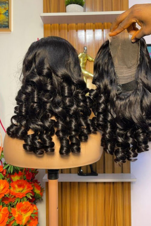 2-Tone Bouncy Bob Unit with Matching 5×5 Closure